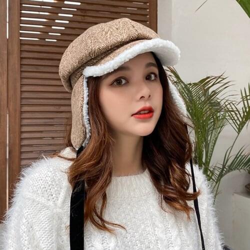 Fashion Solid Color Women Casual Beret Hats Wool Blended Octagonal Newsboy Caps Cool Street Brim Hat Berets Outdoor