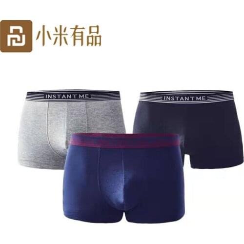 Xiaomi Youpin Instant me Man Hemp antibacterial breathable underwear cool boxer briefs Sexy Underpants Men Panties Underwear