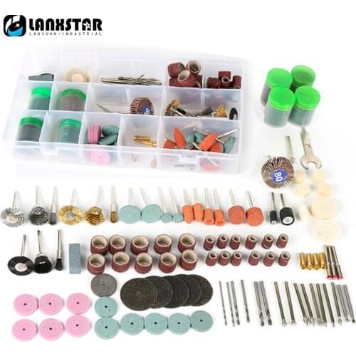 Dremel Style Rotary Tool Accessories Kit Mini Drill Grinding Bit Set 161PC for Polishing Cutting Abrasive Tools