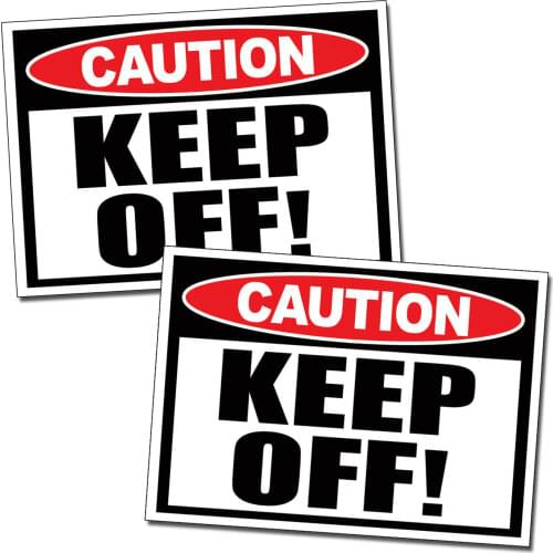 Hot Sale Care Keep Warning Caution Sticker Sticker Vinyl 3.5" x 3" Secure OEM Pairing