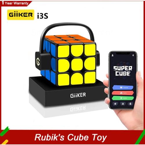 Newest Xiaomi Giiker i3s AI Intelligent Smart Super Cube I3Y Smart Magic Magnetic Bluetooth APP Sync Puzzle Toy For Children