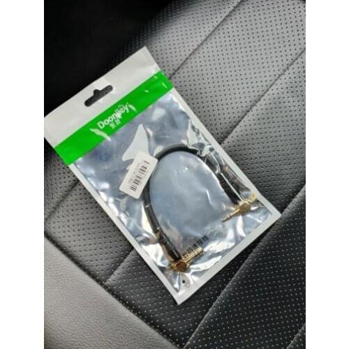 New Golden Jack Audio Cable 3.5 Male to Male AUX Cable 90 Degree Right Angle for Car Headphone MP3/4 Aux Cord 0.2/1/1.5m 3.5mm