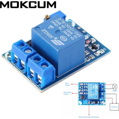 Battery Protecter Over-discharge Protection Module 10A Low Voltage Protection Board only for 12V Battery