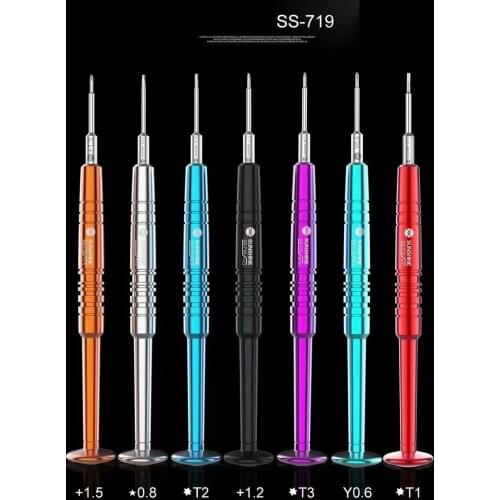 Top Quality Precision screwdriver 1.5 1.2 0.8 T1 T2 T3 0.6Y open tools for iphone Samsung Screen Huawei Xiaomi Opening Repair