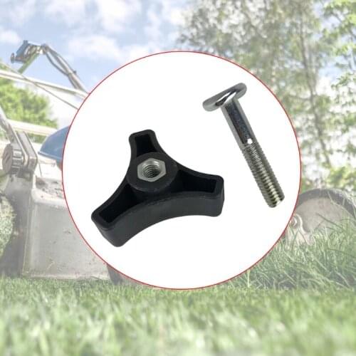 Adjustable Hand-twisted Locking Screw Labor-saving Easy to Use Labor-saving T-track Knobs Handle for Lawn Mower Machine