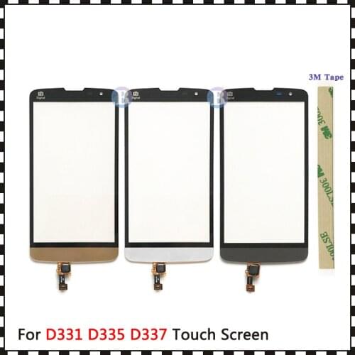 Replacement high Quality 5.0" For LG L Bello D331 D335 D337 Touch Screen Digitizer Sensor Outer Glass Lens Panel
