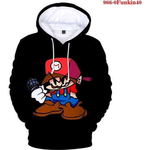 Friday Night Funkin Hoodie 3D Sweatshirt Long Sleeve Women Mens Tracksuit Harajuku Streetwear 2021 Video Game Clothes Plus Size