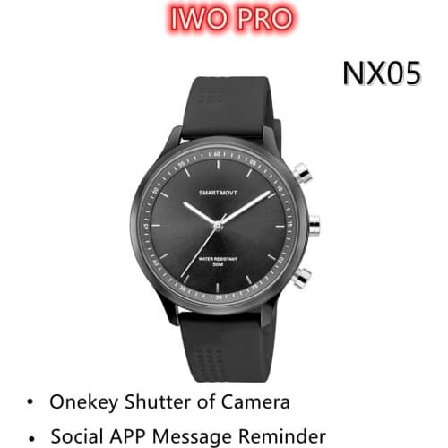 IWO PRO Smart Watch NX05 Professional 5ATM 50M Waterproof Bluetooth Smartwatch Movt Quartz Watch Men Women for Android iOS Phone