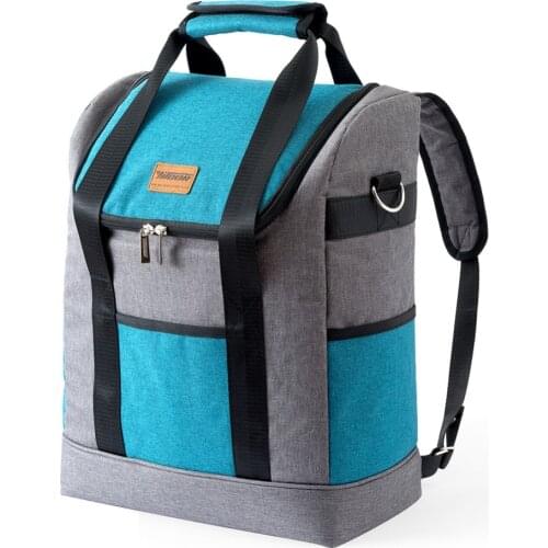 Thickening big capacity oxford waterproof cooler backpack cool thermal handbag vehicle insulaton shoulder bag lunch picnic box