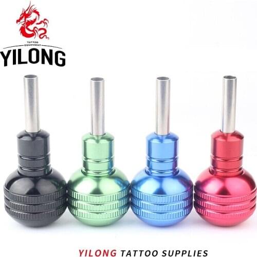 YILONG High Quality Tattoo Grips Free Shipping 1 PCS/Lot 35mm Self-Lock Tattoo Grip Professional Copper
