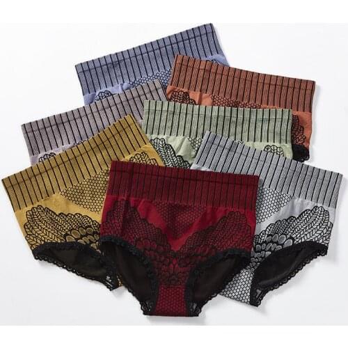 Angels wing high-waisted womens belt-tight womens seamless hip-lift briefs