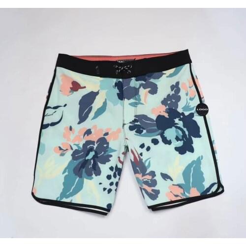 2021 Floral Summer Board Shorts Fashion Printed Phantom Surf Swim Bermuda Shorts Quick Dry 4-way Elastic Mens Beach Shorts