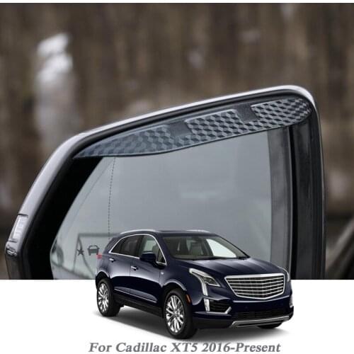 Car Rearview Mirror Rain Eyebrow Auto Shield Snow Guard Sun Side Visor Shade Protector For Cadillac XT5 2016-Present Accessory