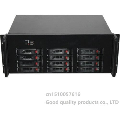 IPFS Computer Case 12-Position Hot Swap NAS Fig Figtoo/Burst/BCO Cloud Storage Aluminum Panel Chassis