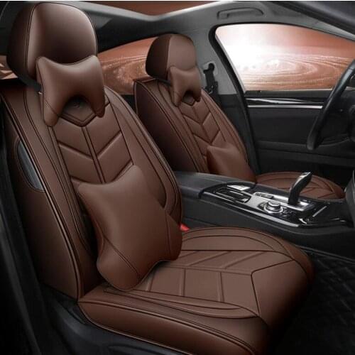 Leather PU car seat cover For toyota avensis t25 wish prado 120 150 corolla prius 20 land cruiser 100 camry 40 50 auto seat