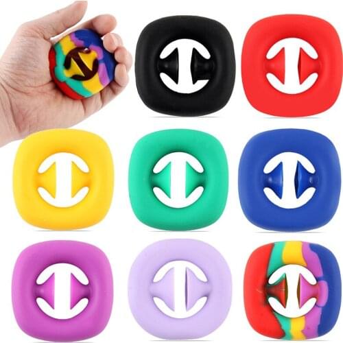 Decompression Grip Strength Silicone Hand Muscle Intensifier Finger Suction Cup Exercise Arm Muscle Training Five Finger Toys
