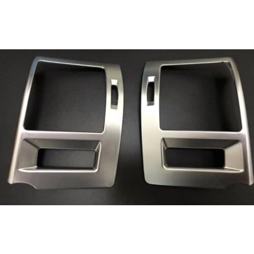 For Toyota Prado FJ150 J150 2014 15 16 2017 2018 car styling Interior Accessories ABS Chrome Side Air Vent Cover Trim 2pcs