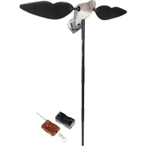 Motion Birds Decoy Outdoor Hunting Bar Remote Realistic Effective Motorized Birds Decoy Wind Detector