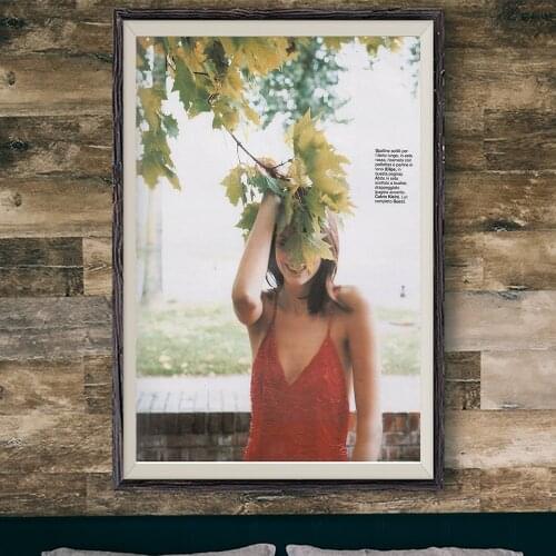 E444 Grazia Italy Febr. Sanja Scans Sexy Model Movie Star Wall Silk Cloth Poster Art Home Decoration Gift