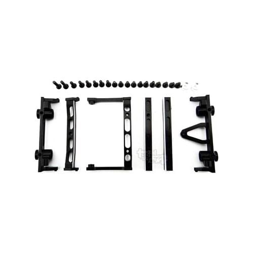 Hot Racing Axial SCX10 aluminum frame girder connections simulation car upgrades