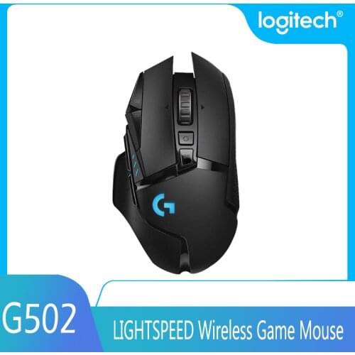 Logitech G502 LIGHTSPEED Game Mouse 16000DPI HERO Sensor 11 Keys RGB Mice Support Button Tensioning System Wireless Gaming Mouse