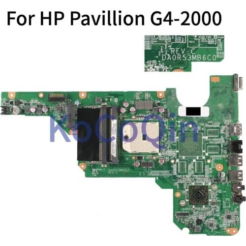 KoCoQin DA0R53MB6E1 DA0R53MB6C0 DA0R53MB6E0 Laptop motherboard For HP Pavillion G4-2000 G6-2000 G7-2000 Mainboard AMD