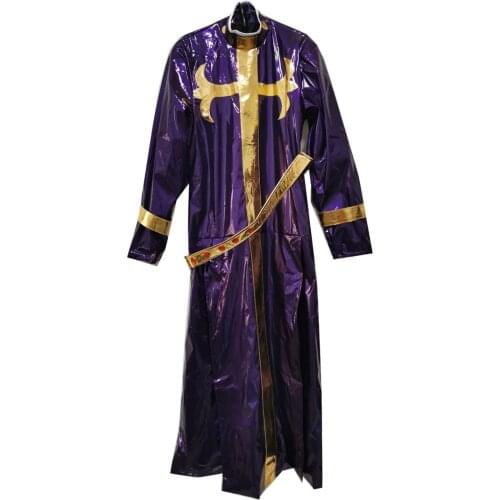 2021 JoJos Bizarre Adventure Enrico Pucci Cosplay Costume Custom Any Size Only Overcoat