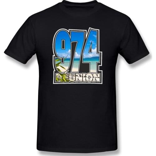 Reunion Island 974 T Shirtby Sjp974run Sarcastic Mens Basic Short Sleeve T-Shirt R248 Tees Tops European Size