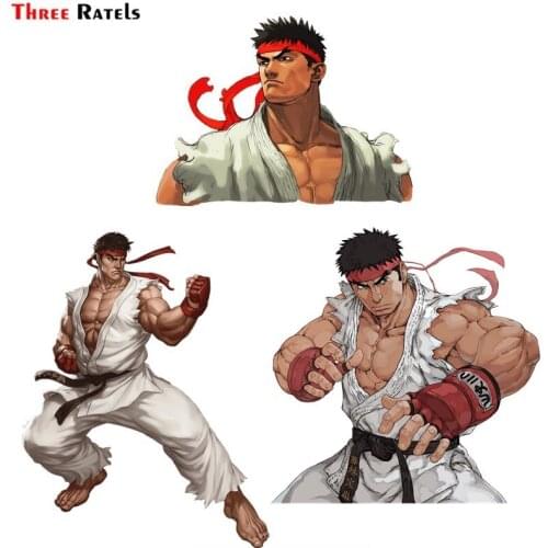 Three Ratels FC938 Ryu Fighter Car Body Sticker Motorcycle Road Bike Decal