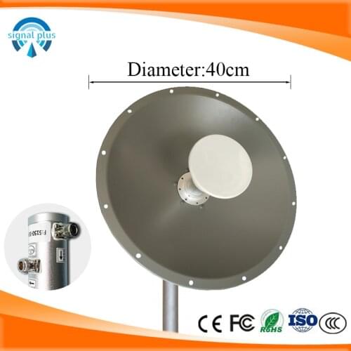 5GHz MIMO directional outdoor dual-polarized antenna High Gain dish Dual WiFi System antenna 30dBi