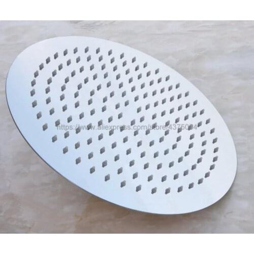 Modern Style 12 Inch Head Shower Round Stainless Steel Finish Bathroom Shower Head Nsh051