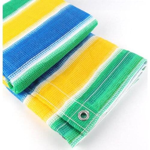 Customize Hi-Quality Anti-UV Colorful Sunshade Net Thicken Balcony Safety Fence Netting Terrace Canopy Sail Sun Shade Nets
