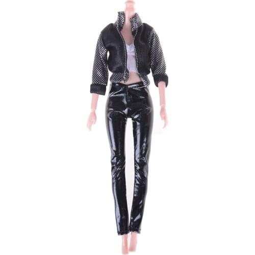 Newest 1Set Fashion Coat+ Vests+ Trousers Accessiores For Windbreaker Clothes Trousers Pajamas Doll Lifestyle Suit