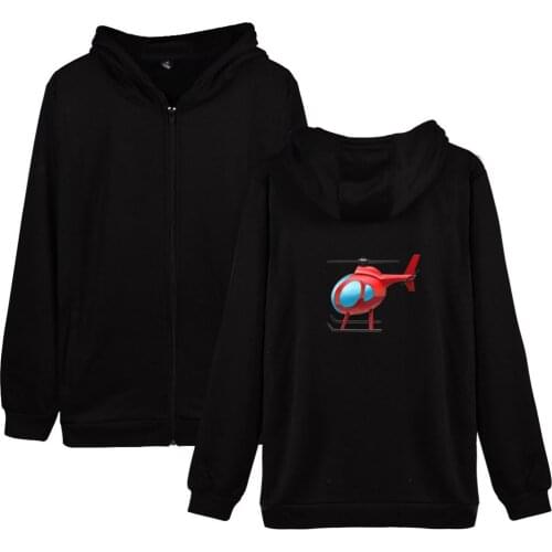 2020 NEW tony lopez Same style Hoodie Sweatshirts Men Women Helicopter Printed hoodies Zipper Unisex Harajuku Coats and Jacket