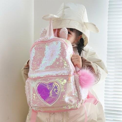 2021 New Backpack Unicorn Girls School Backpack Children Backpack Sequins School bag for Teenage Girls Mochilas