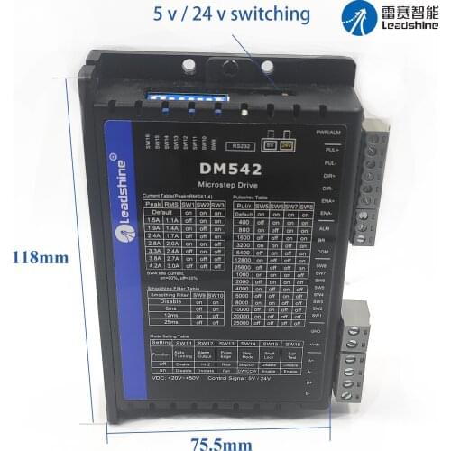 Original Leadshine DM542-V3.0 57 Stepper Motor Driver NEMA23 Stepper Motor Driver NEMA17 Stepper Motor Driver