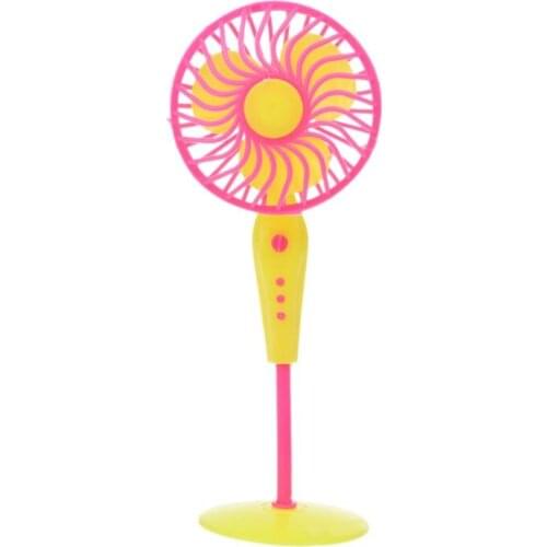 Mini Plastic Fan Doll Accessories Doll Furniture Dollhouse For Babie Dolls Girl Toys Gift 54DF