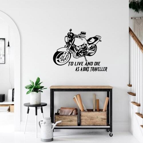 Drop Shipping Motorcycles Home Decor Modern Acrylic Decoration For Kids Rooms Home Decor Wall Art MURAL Drop Shipping