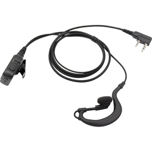 In ear 2 way radio communicate headset communicators baofeng walkie talkie auricular police fbi bodyguard earpiece spy headphone