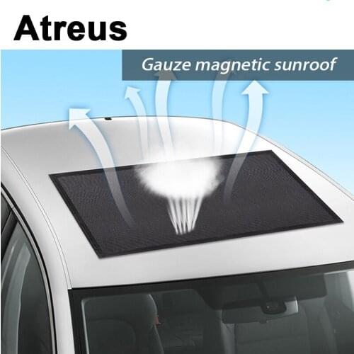 Atreus Car Top Roof Sunroof Window Sun Shade Visor Curtain Net For Lexus Honda Civic Opel astra h j Mazda 3 6 Kia Rio Ceed Volvo