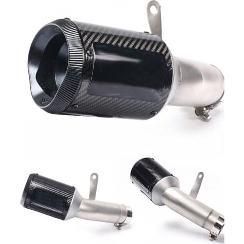 Slip On For BMW S1000RR 2015 2016 Motorcycle Exhaust System Carbon Fiber Exhaust Pipe Tail Exhaust Pipe Without DBKiller S1000RR