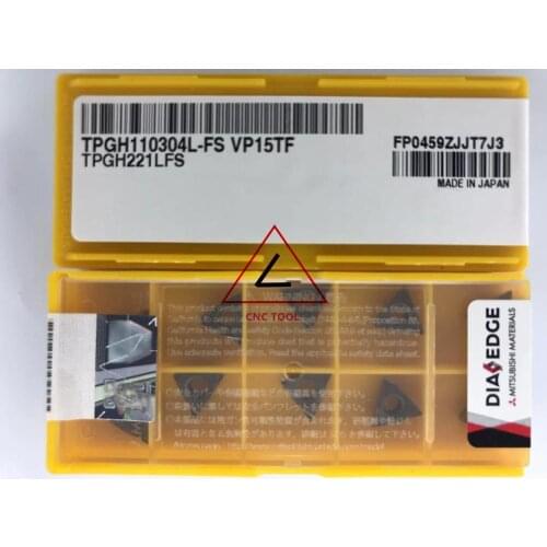 TPGH 110304 L-FS VP15TF 10pcs original Mitsubishi turning insert DIAEDGE