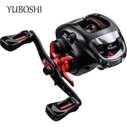 YUBOSHI 12+1BB High Speed Baitcasting Reel Max Drag 8KG 6.3:1 Left Hand /Right Hand Fishing Coil Five Colors Optional
