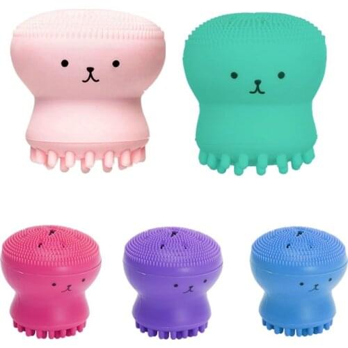 1PC Silicone Face Cleansing Brush Face Washing Product Pore Cleaner Exfoliator Face Scrub Brush Skin Care Tools