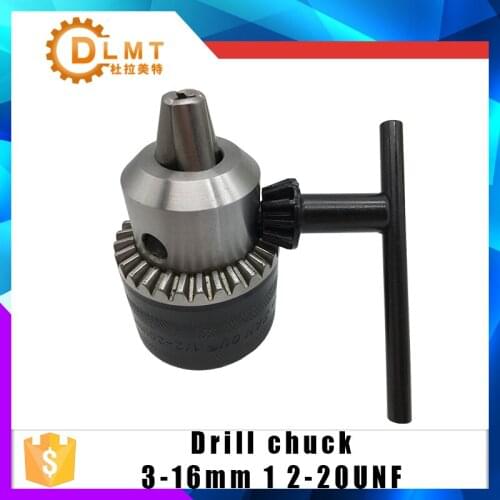 3.0-16mm Keyed Drill Chuck 1/2" 20UNF with Key
