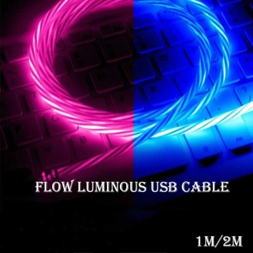 3A Micro USB Cable LED Micro Cable Fast Charging Wire Phone QC 3.0 Charger Cable for Samsung Galaxy A20e M10 J6+ 4 7 5 3 Moto E5