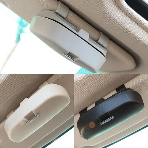 Auto Car Eyeglasses Clip Ticket Card Clamp ABS Car Glasses Cases Car Sun Visor Sunglasses Holder Accessories