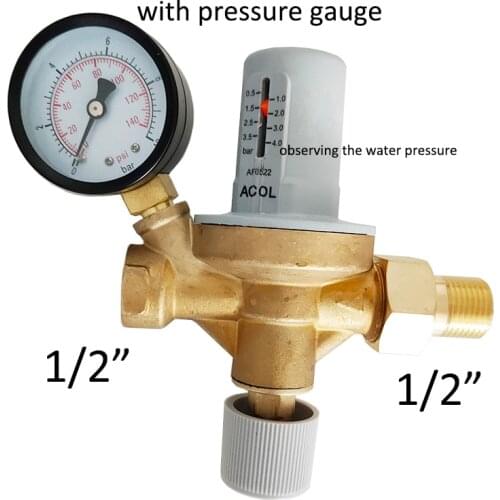 1/2" Automatic Water Filling Valve Observing the water-pressure Filling water valve with pressure gauge Pressure reducing valve