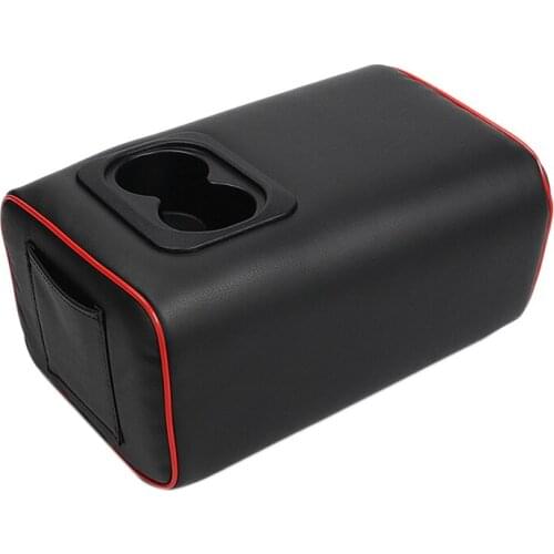 Car W/ Cup Holder Armrest Box Rear Central Armrest Box for Ford Explorer 2011-2019 Jeep Grand Cherokee 2014-2018