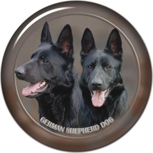 B0873# 13CM/17CM Self-Adhesive Decal German Shepherd Dog V1 Car Sticker Decors on Bumper Rear Window Laptop